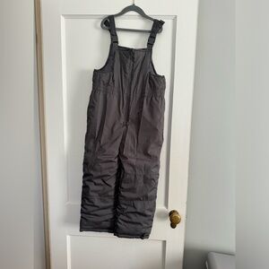 Carter’s Kid Ski Bib, Size 7 Child, Dark Grey - Charcoal